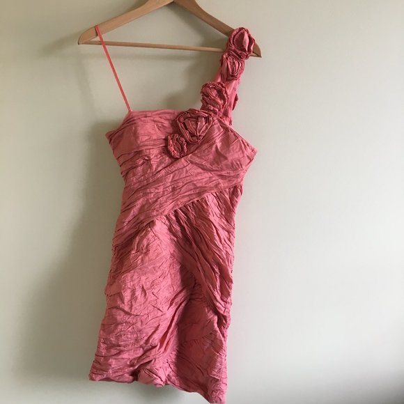 BCBGMaxAzria Dresses Bcbg Evangeline Dress One Shoulder